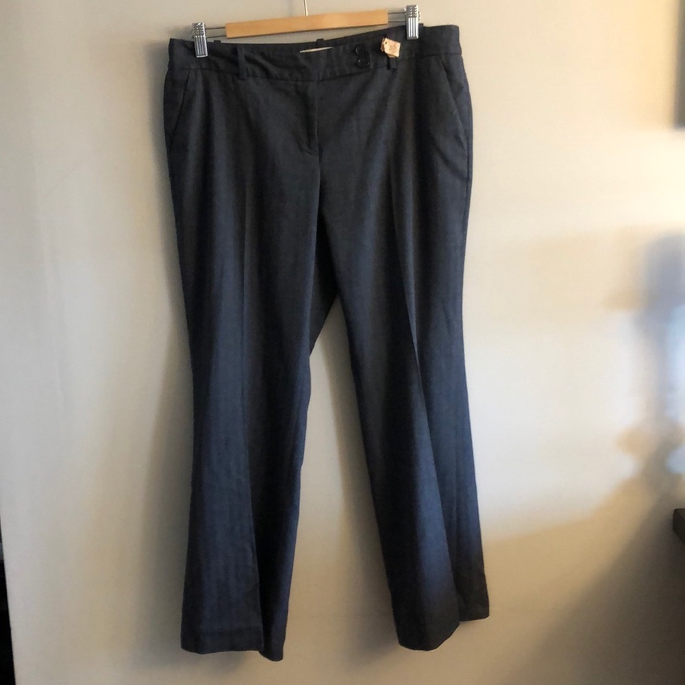 Ann Taylor loft Marisa pant blueish grey color